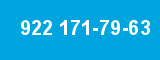 922 171-79-63 922 171-79-63
